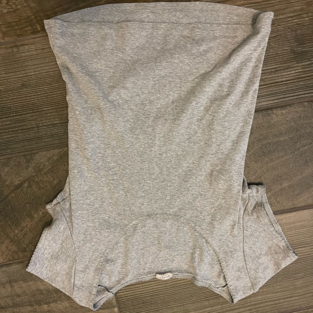 Gray Short Sleeve Top